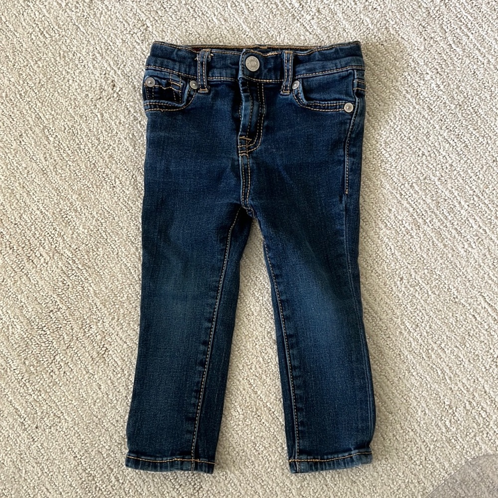 7 For All Mankind 18 month skinny jeans.